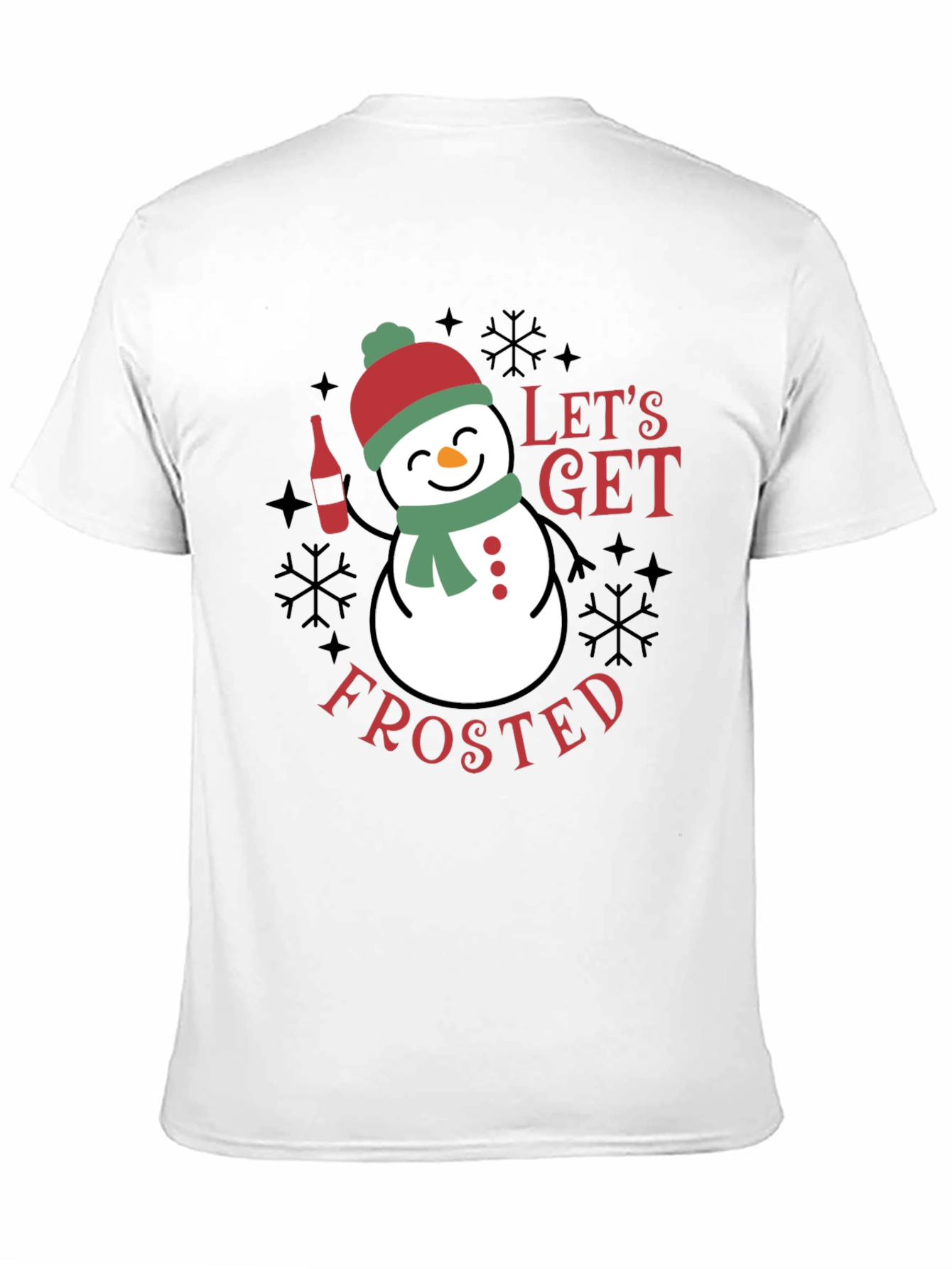 Lets Get Frosted T-Shirt - Festive Holiday Apparel