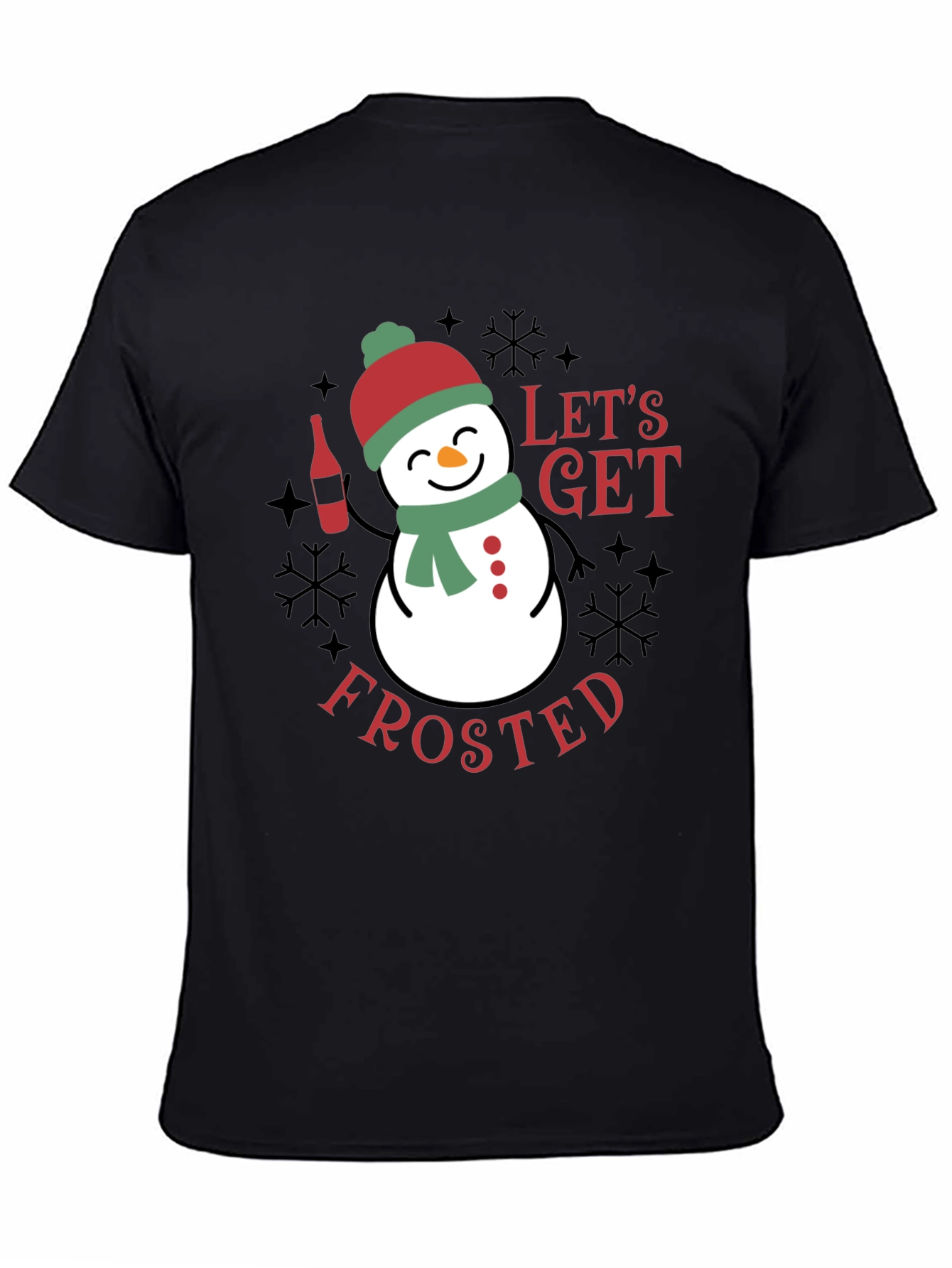Lets Get Frosted T-Shirt - Festive Holiday Apparel