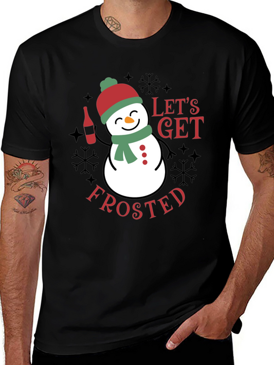Lets Get Frosted T-Shirt - Festive Holiday Apparel