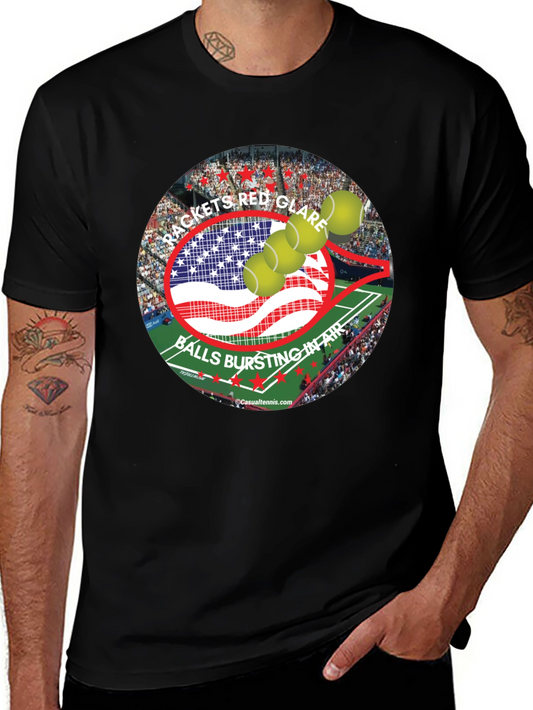 Tennis Patriotic T-Shirt