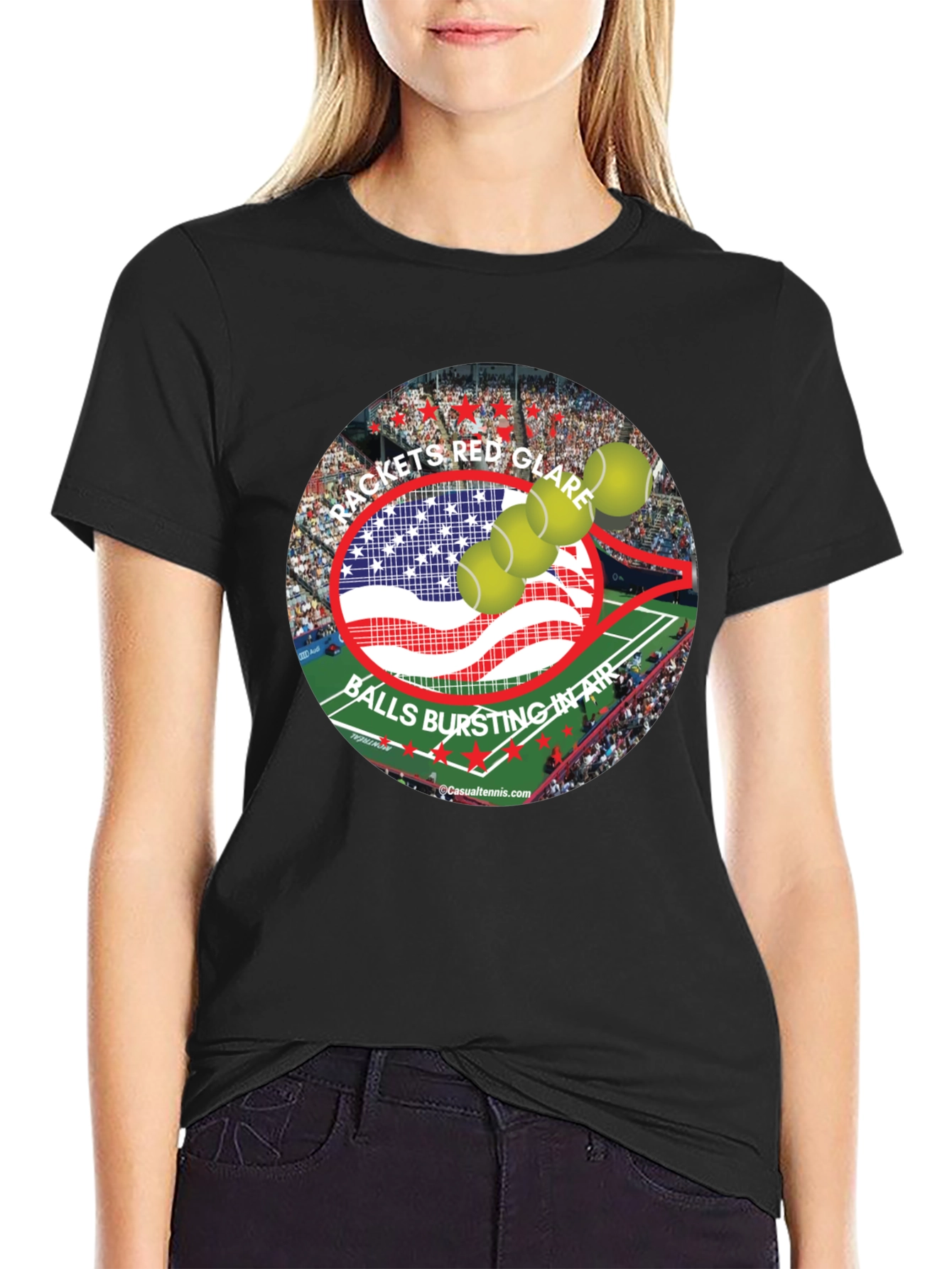 Tennis Patriotic T-Shirt