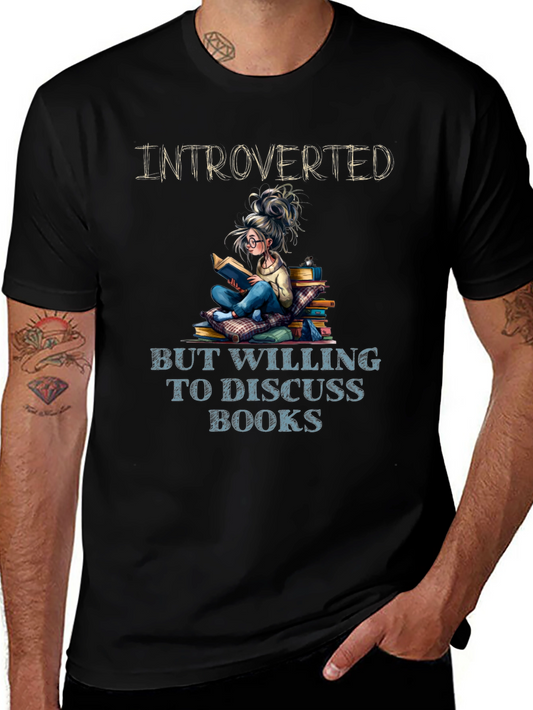 Introverted Book Lover T-Shirt