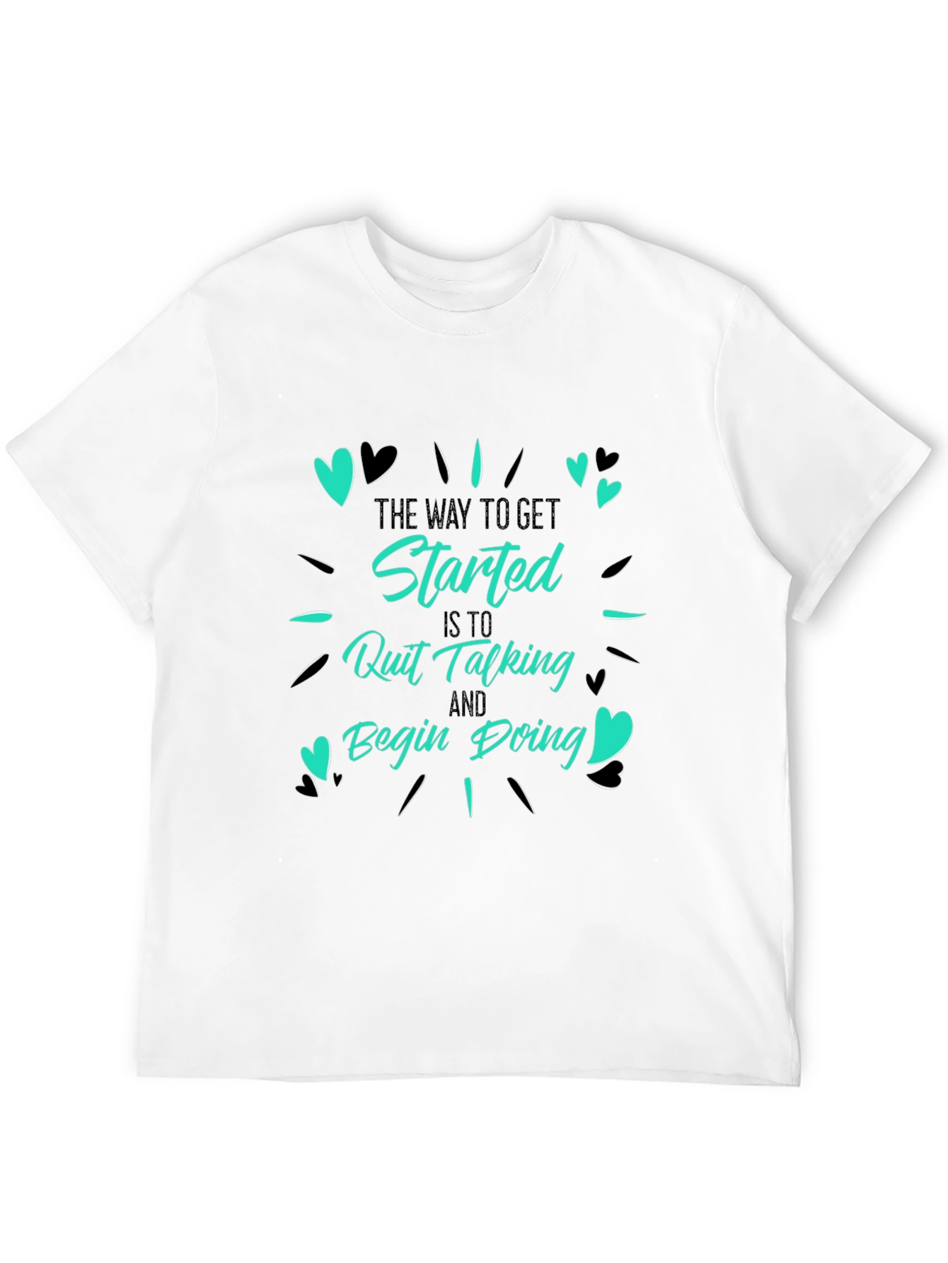 Inspirational Graphic Tee - Start Doing!