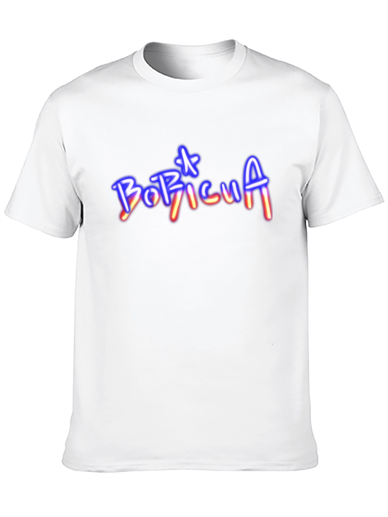 Boricua T-Shirt - Neon Puerto Rico Pride Tee