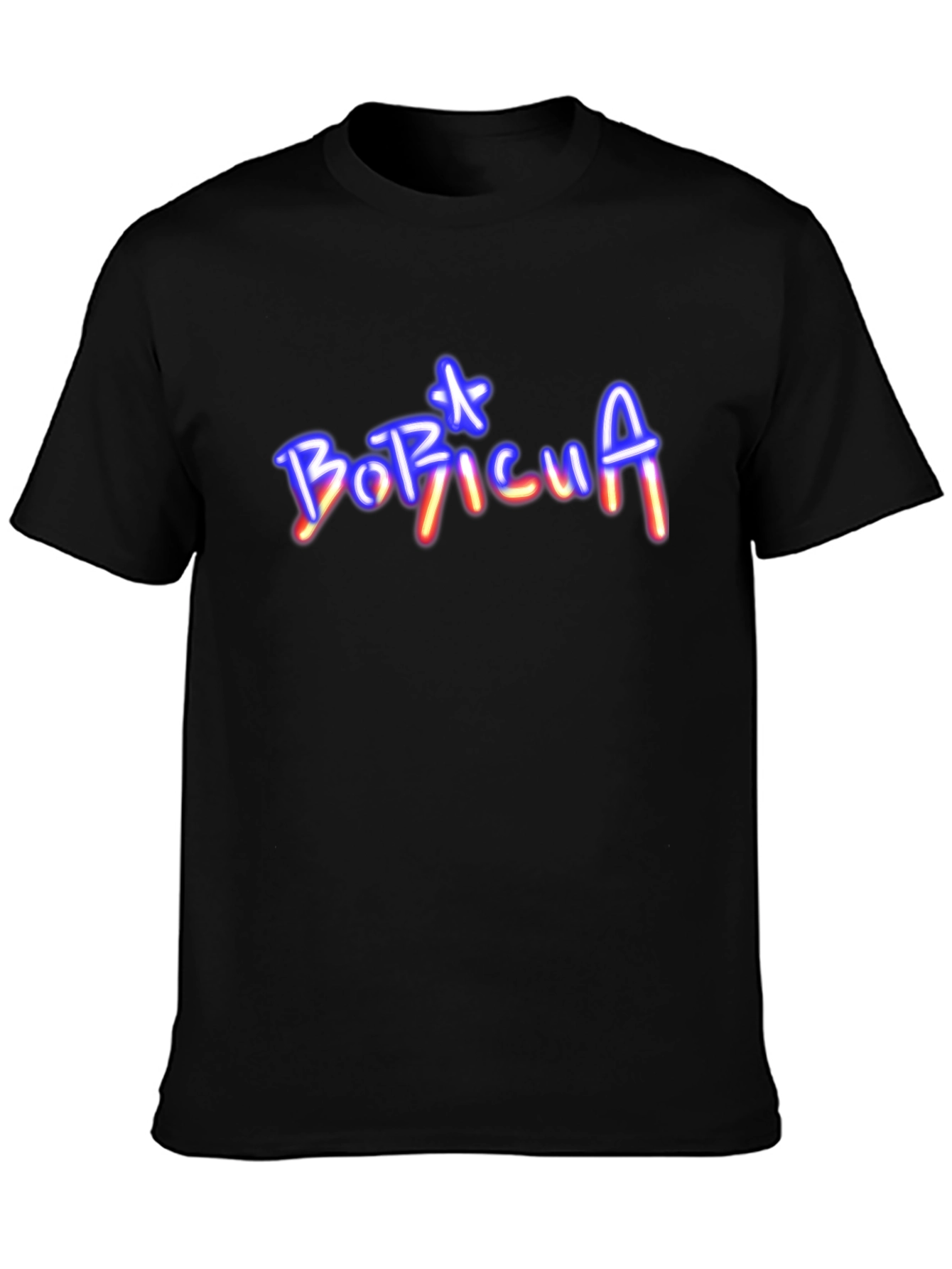 Boricua T-Shirt - Neon Puerto Rico Pride Tee