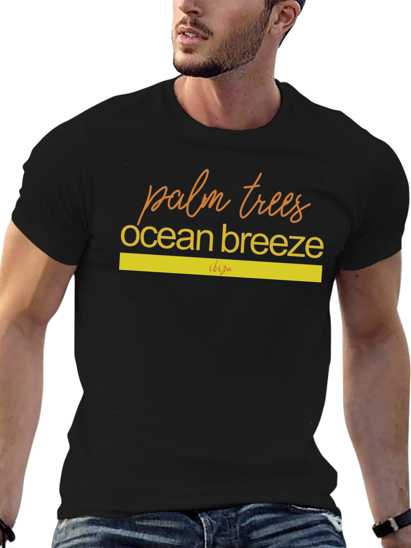 Palm Trees & Ocean Breeze Ibiza Graphic Tee