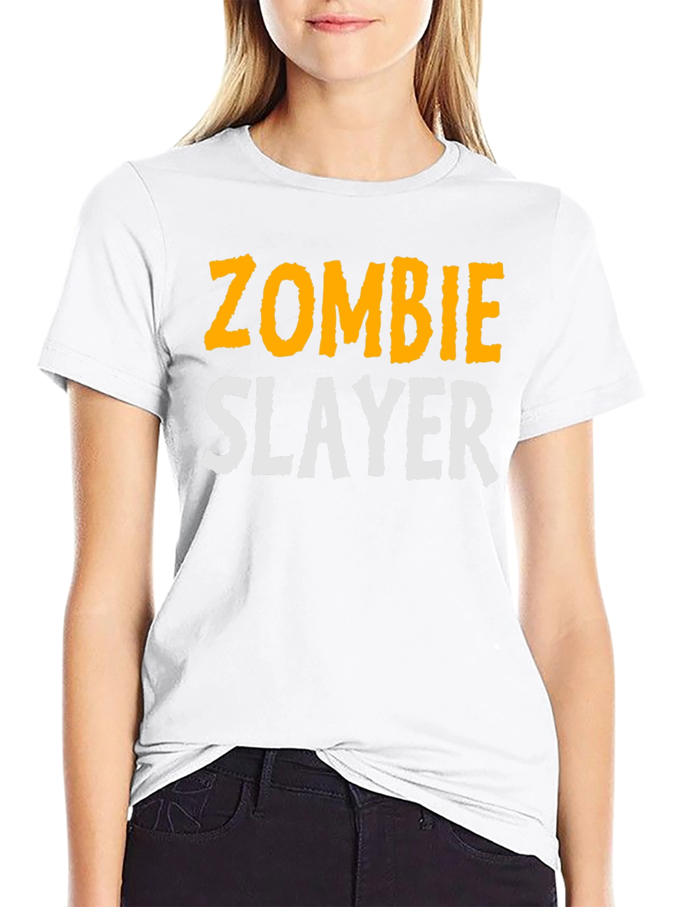 Zombie Slayer Graphic T-Shirt - Black