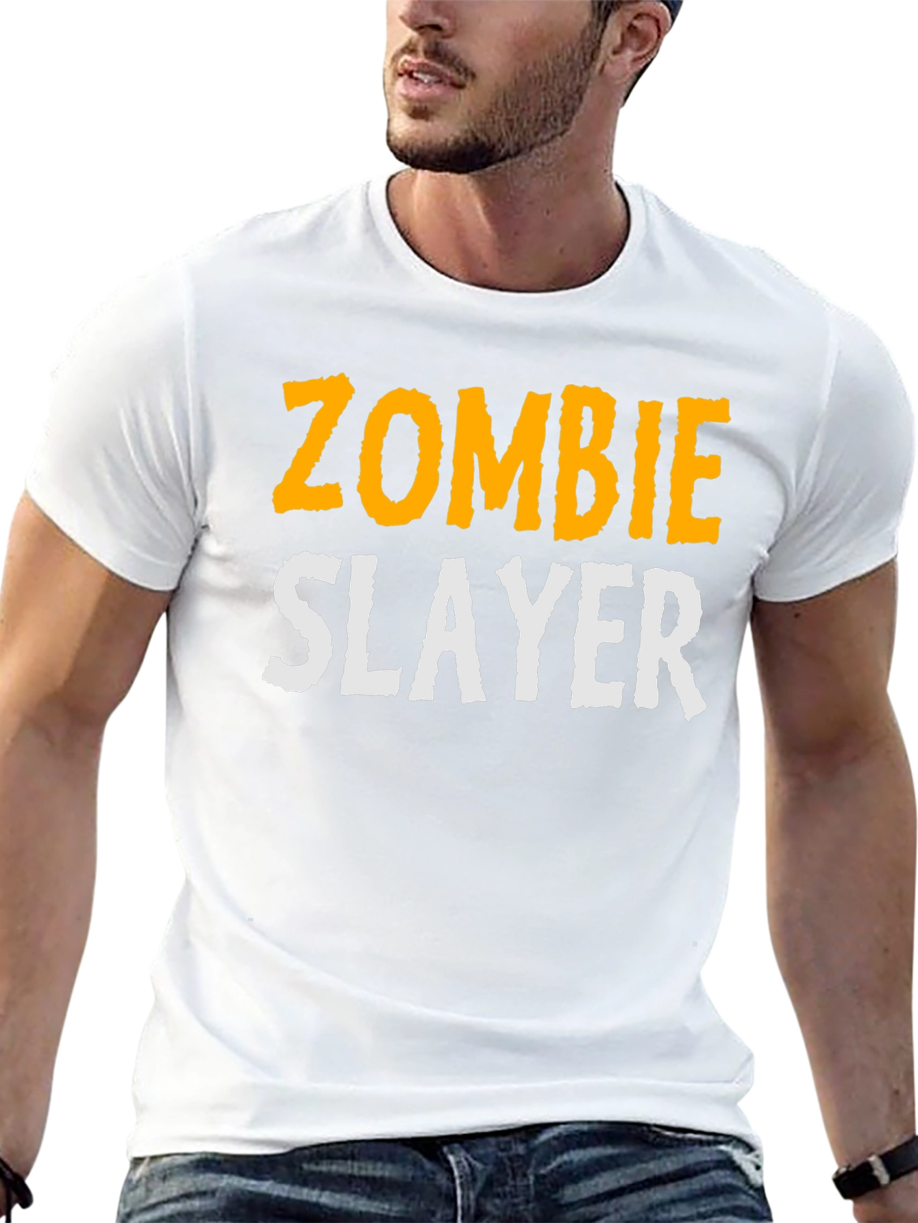 Zombie Slayer Graphic T-Shirt - Black