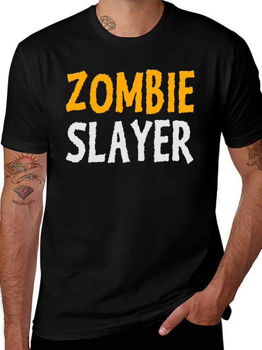 Zombie Slayer Graphic T-Shirt - Black