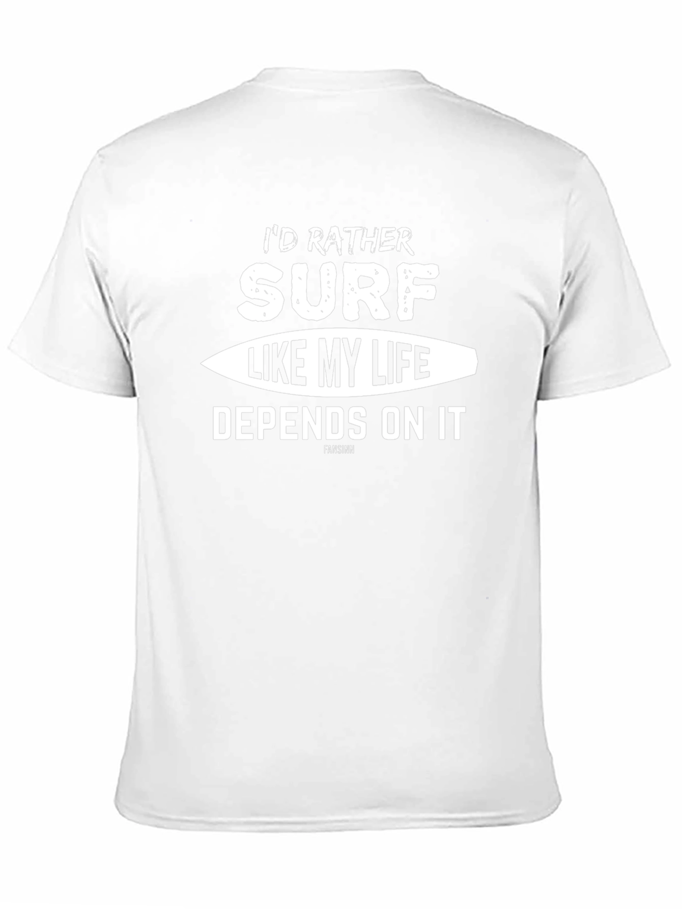 Surf Life T-Shirt - Black Cotton Tee