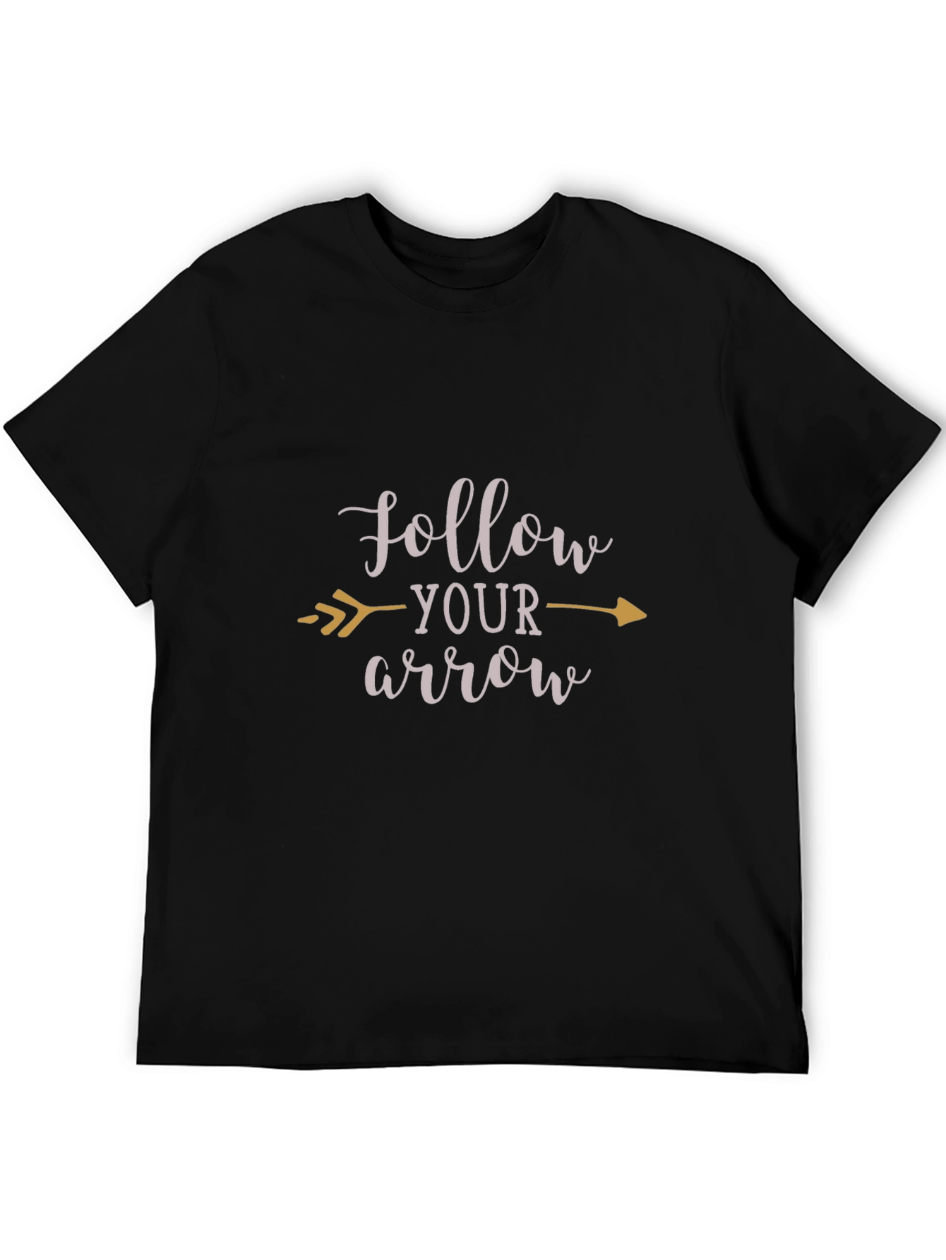 Follow Your Arrow Graphic Tee - Black