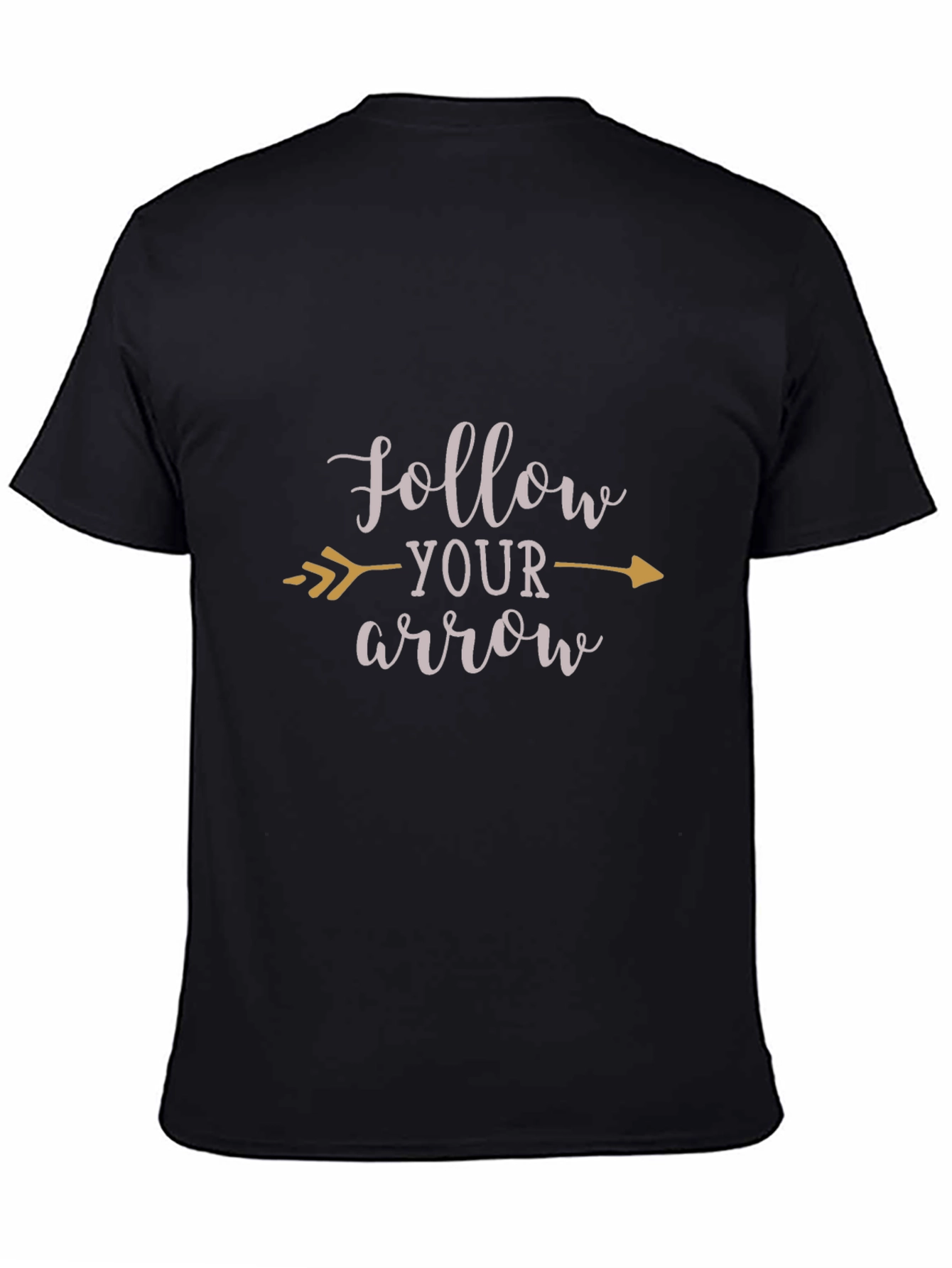 Follow Your Arrow Graphic Tee - Black