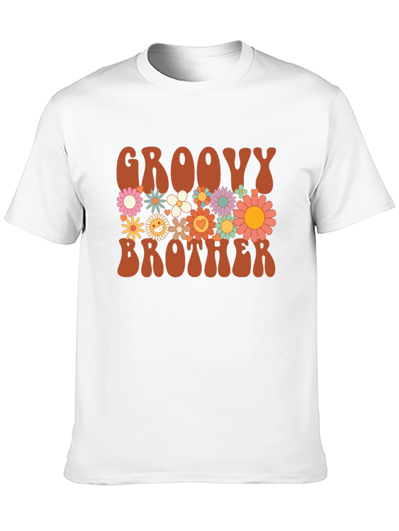Groovy Brother Floral Graphic Tee