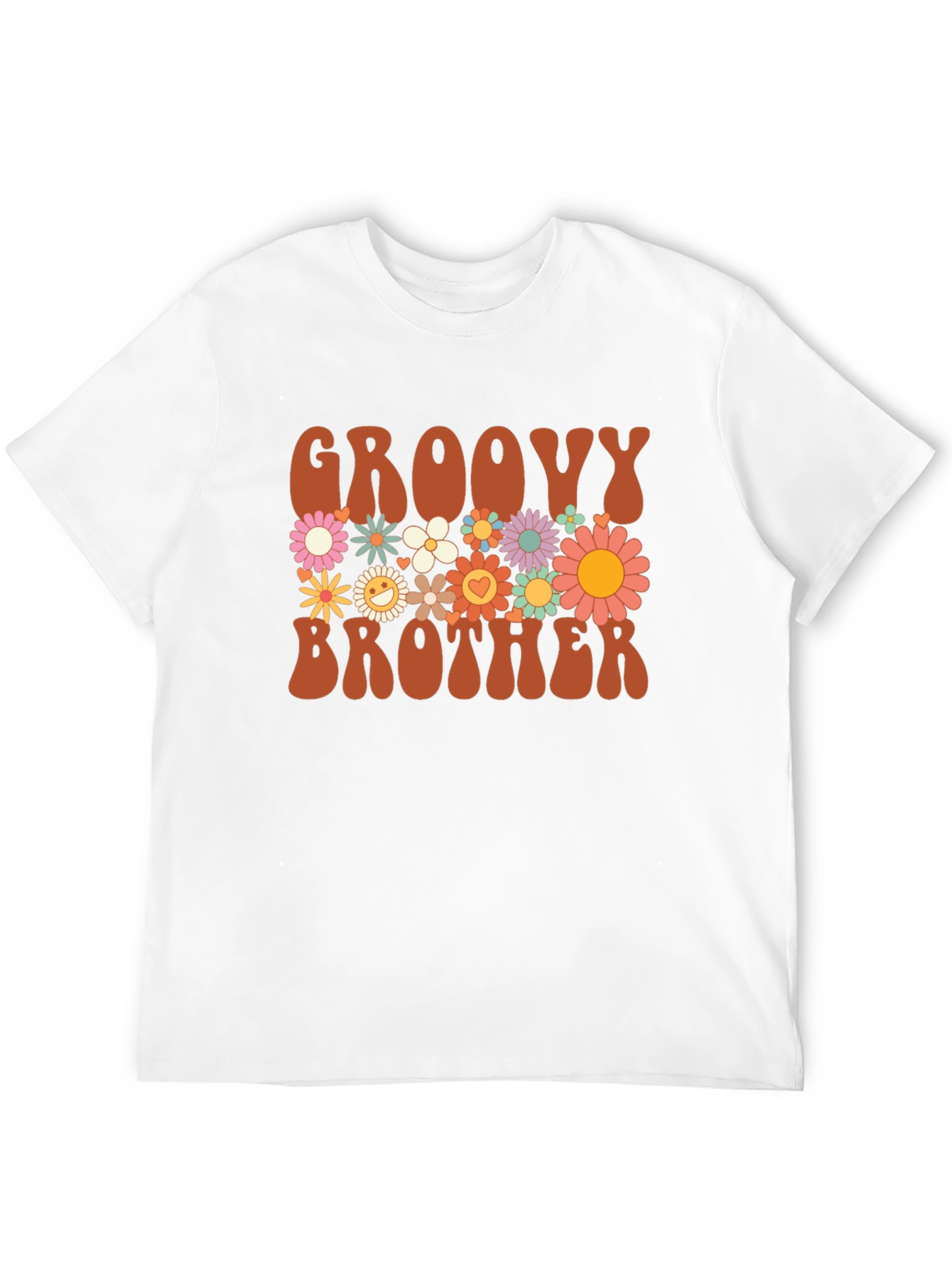 Groovy Brother Floral Graphic Tee