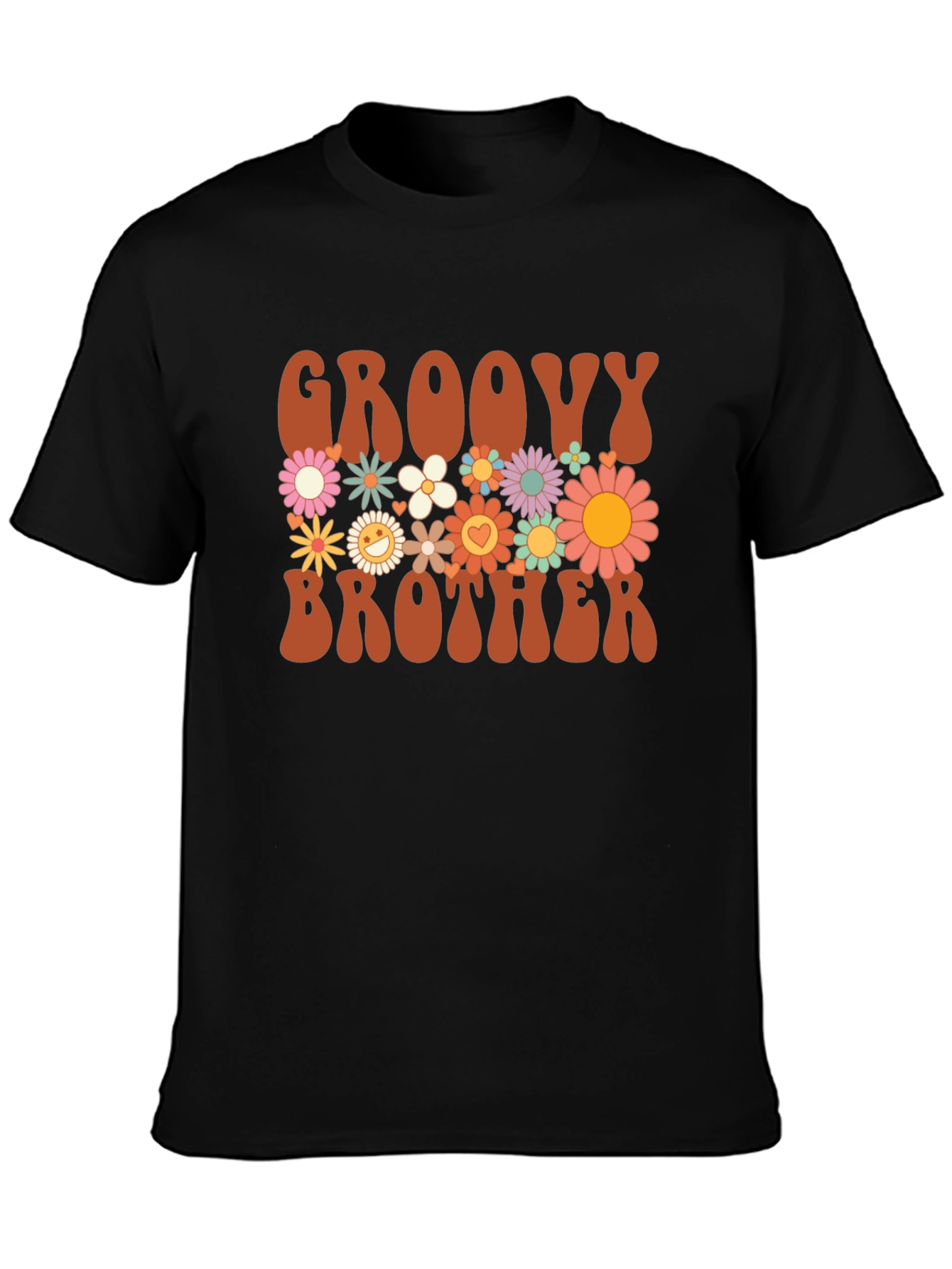 Groovy Brother Floral Graphic Tee