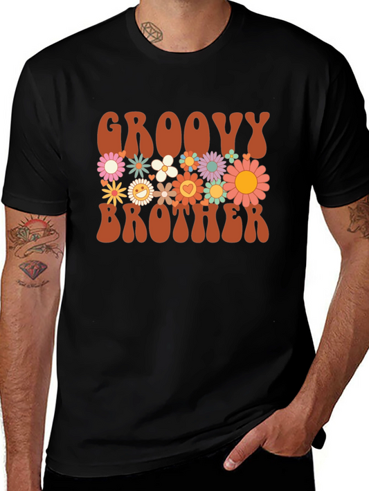 Groovy Brother Floral Graphic Tee