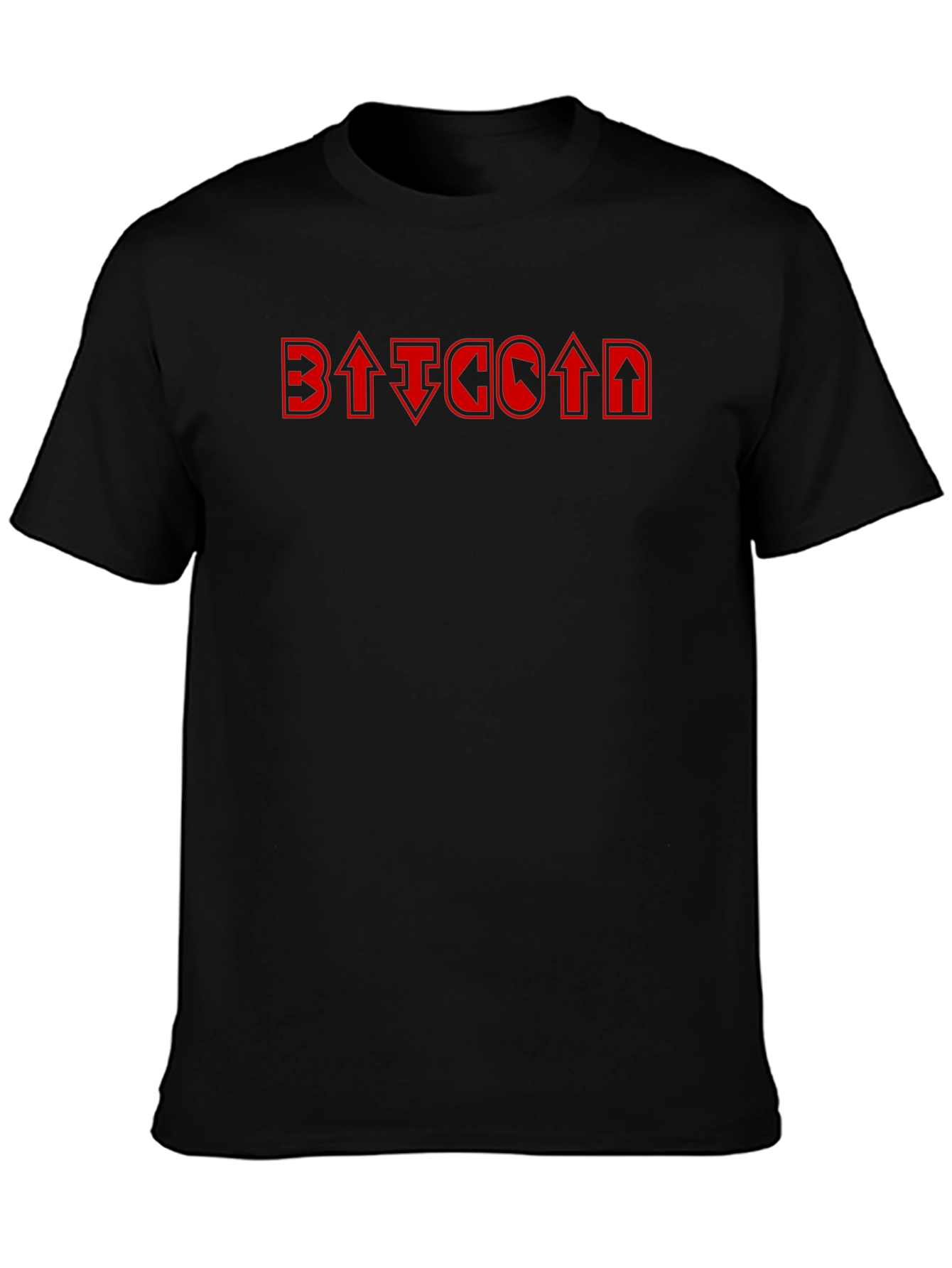 Bitcoin Crypto Graphic Tee - Black T-Shirt
