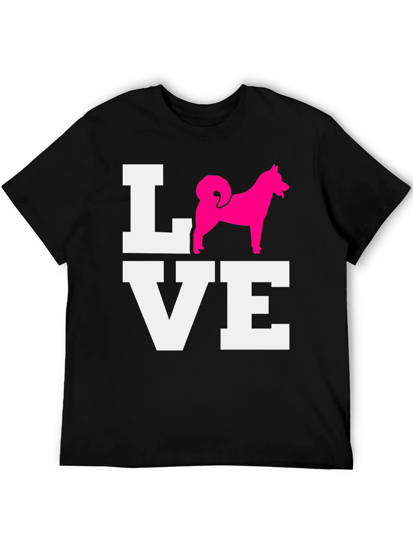 Love Dog Graphic Tee - Black T-Shirt