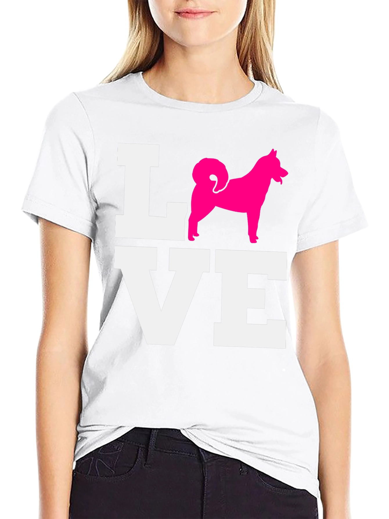 Love Dog Graphic Tee - Black T-Shirt
