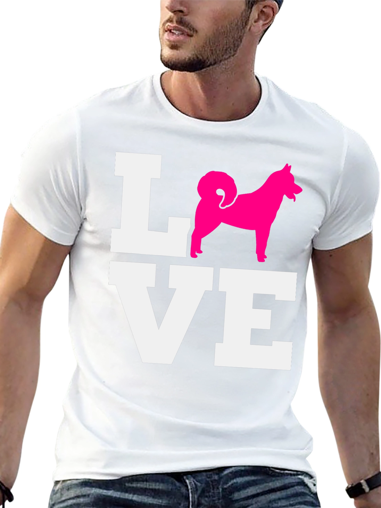 Love Dog Graphic Tee - Black T-Shirt