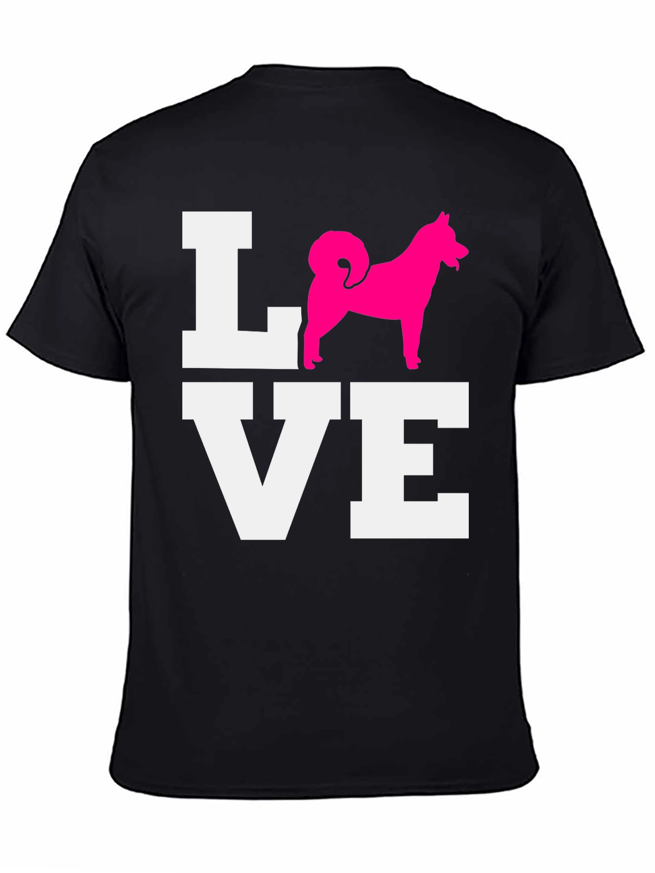 Love Dog Graphic Tee - Black T-Shirt