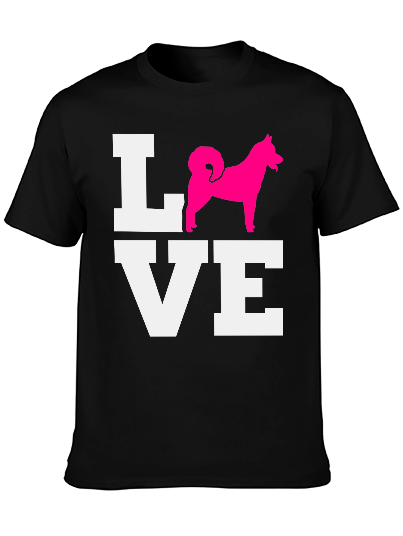 Love Dog Graphic Tee - Black T-Shirt