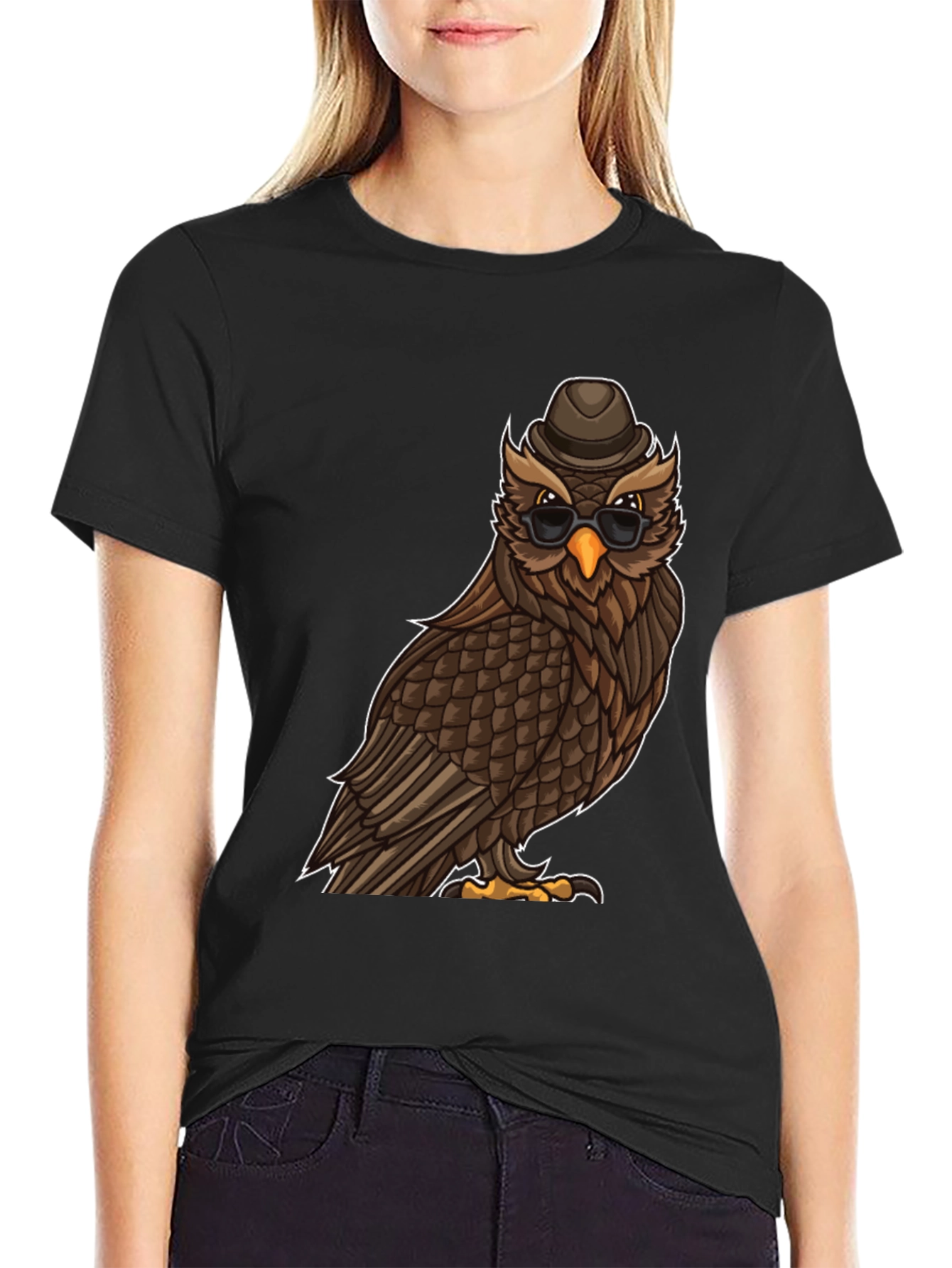 Cool Owl T-Shirt with Hat & Shades
