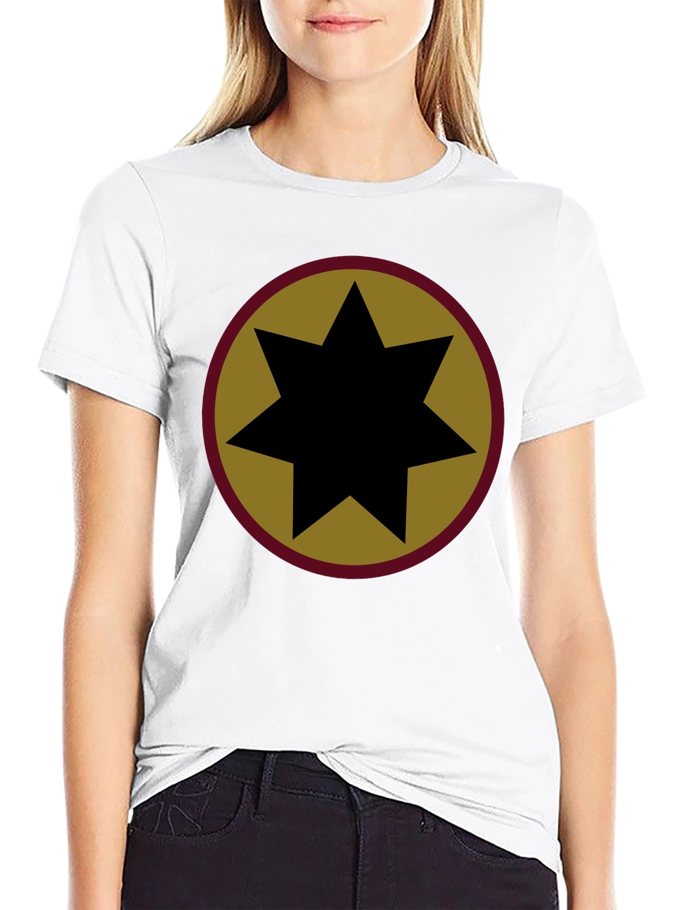Retro Star Graphic Tee - Black