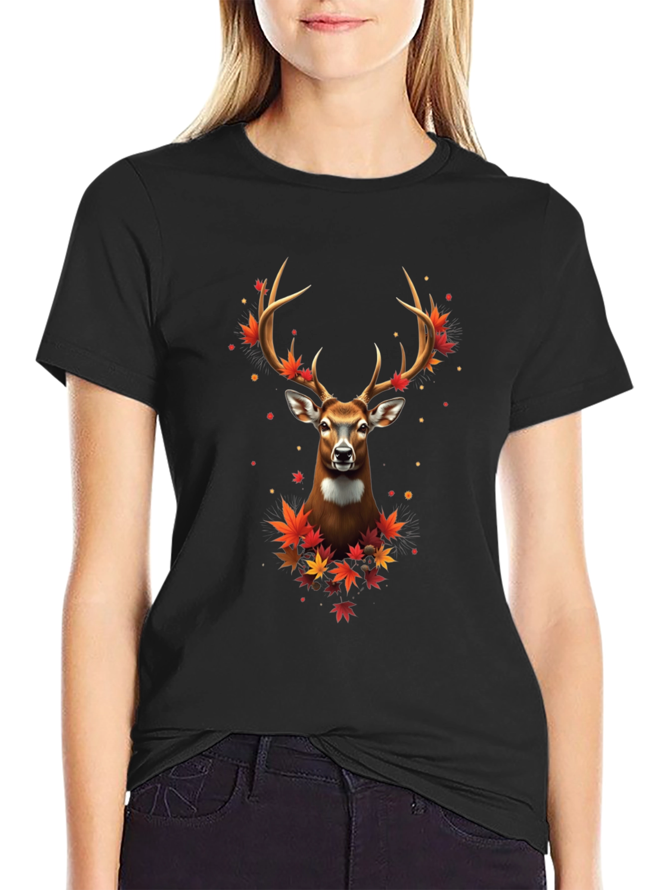 Autumn Deer Graphic Tee