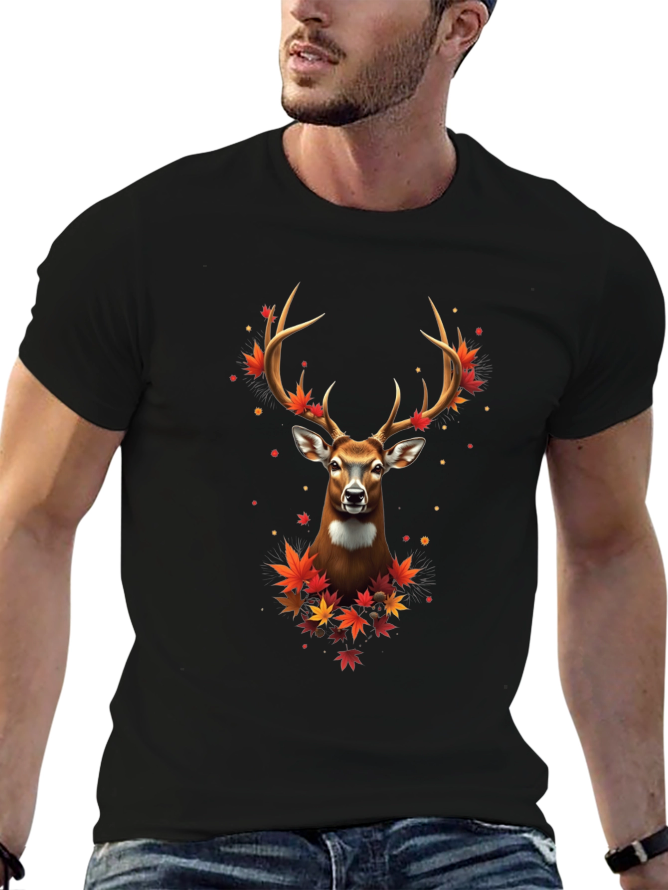 Autumn Deer Graphic Tee