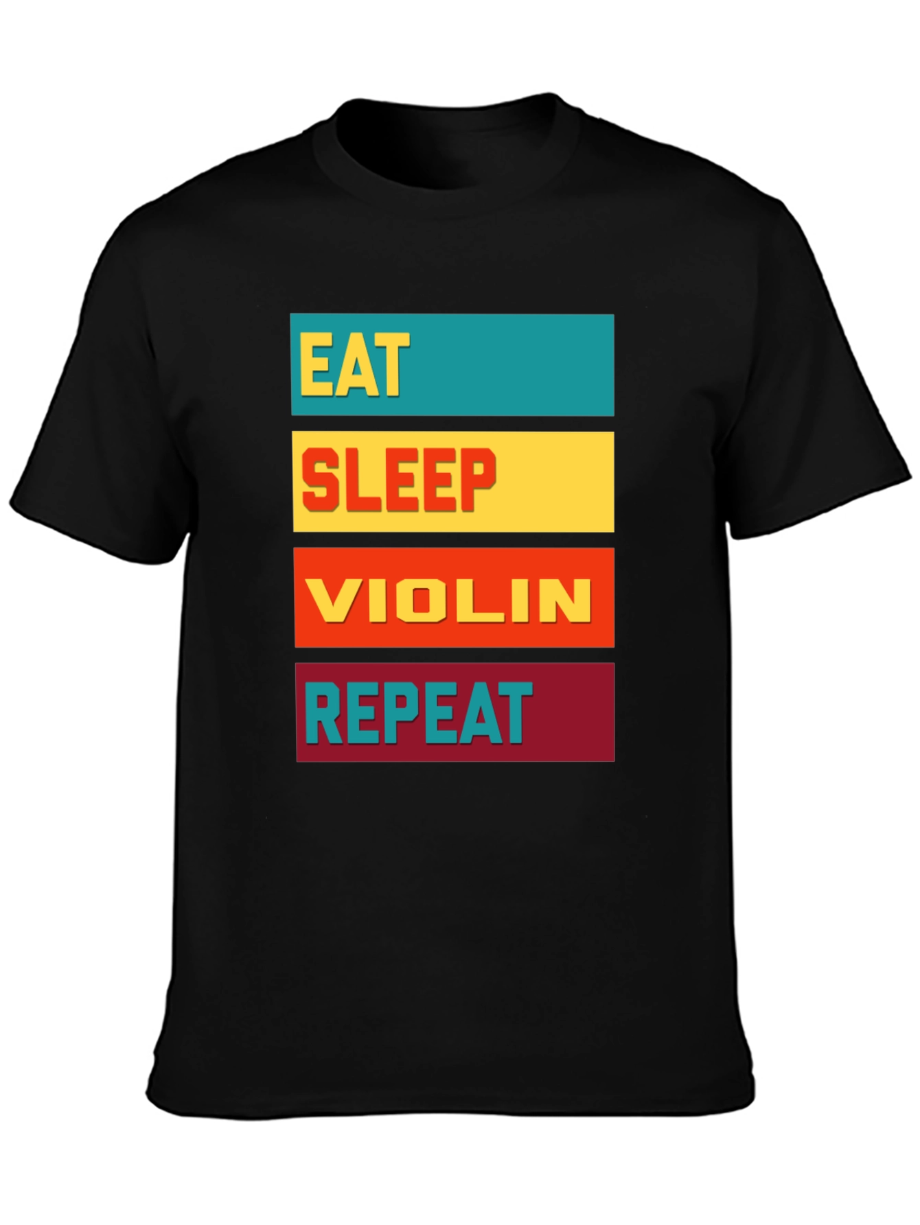 Eat Sleep Violin Repeat Graphic Tee