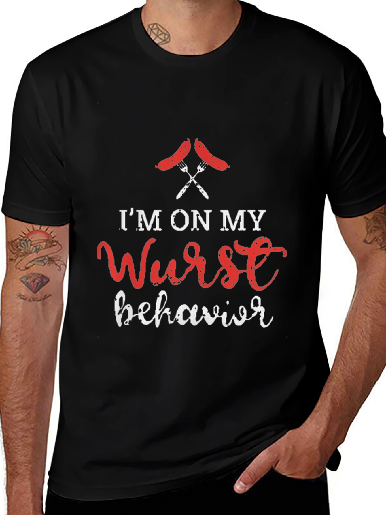 Wurst Behavior T-Shirt - Funny Graphic Tee