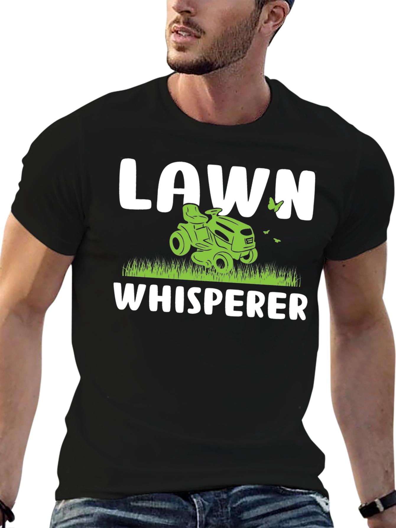 Lawn Whisperer Graphic Tee - Gardening Humor Shirt