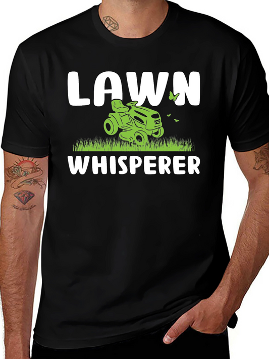 Lawn Whisperer Graphic Tee - Gardening Humor Shirt