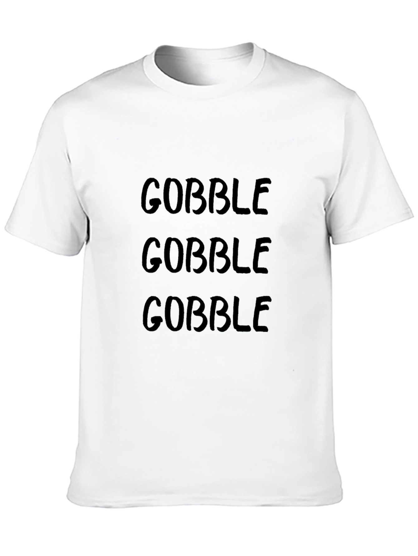 Gobble Thanksgiving Black T-Shirt