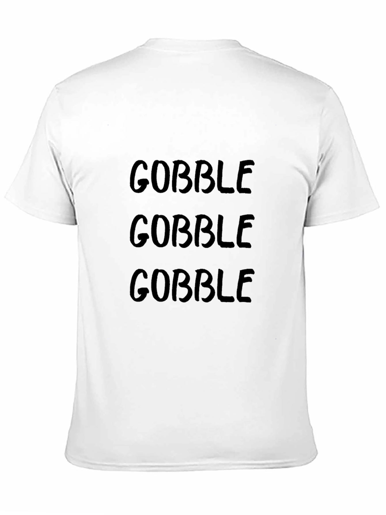 Gobble Thanksgiving Black T-Shirt