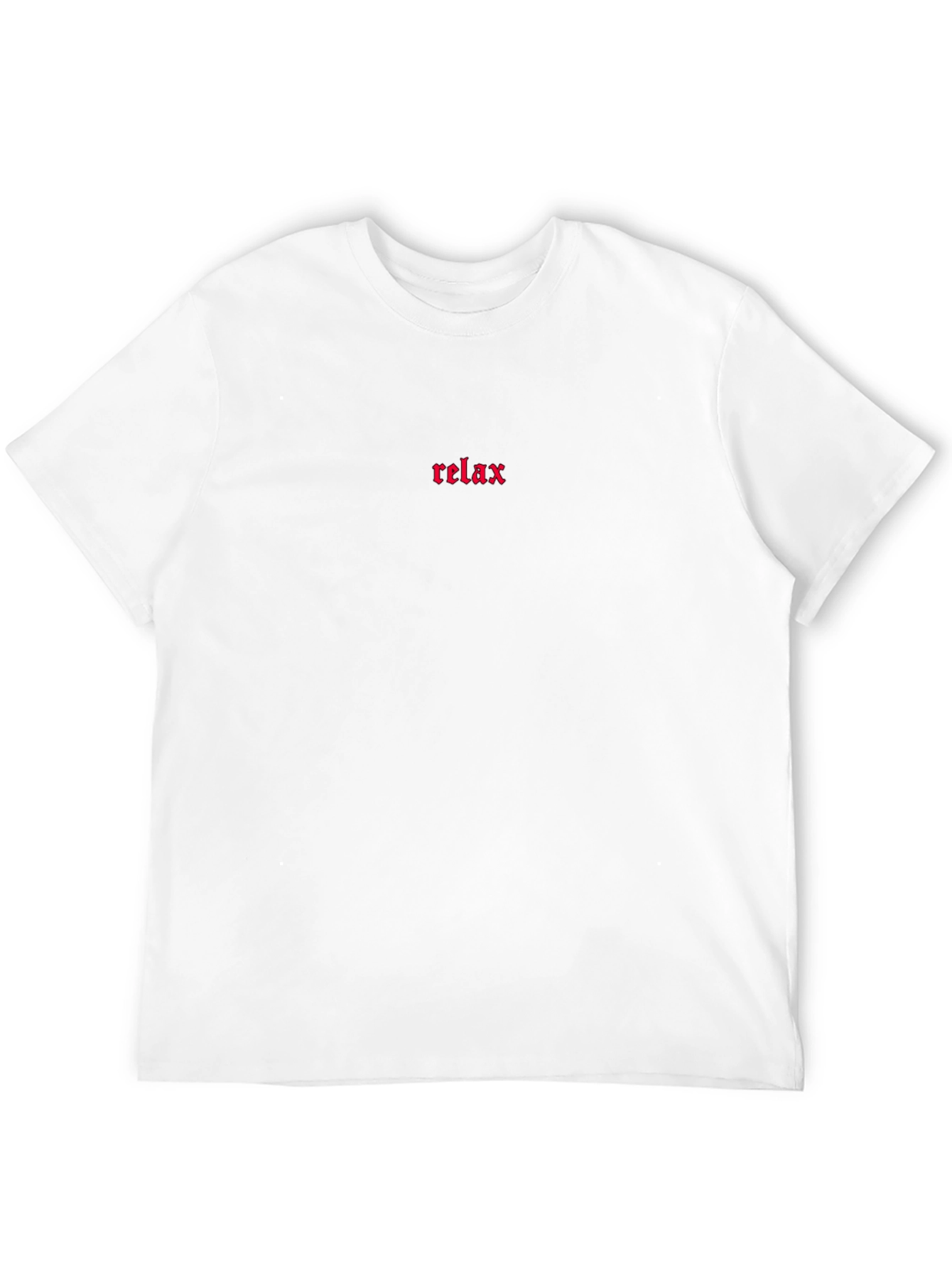 Relax Graphic Tee - Black Casual Comfort