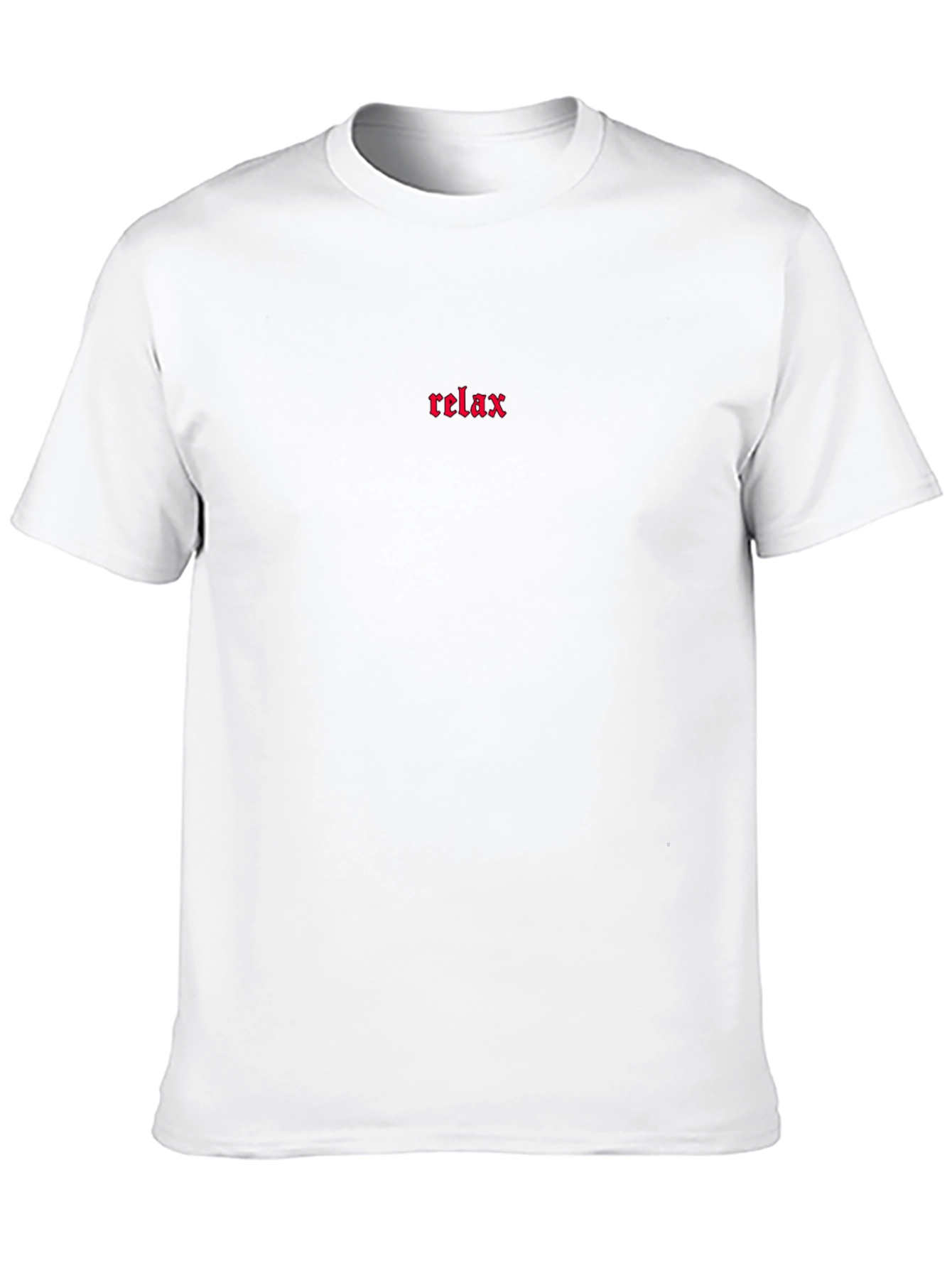 Relax Graphic Tee - Black Casual Comfort