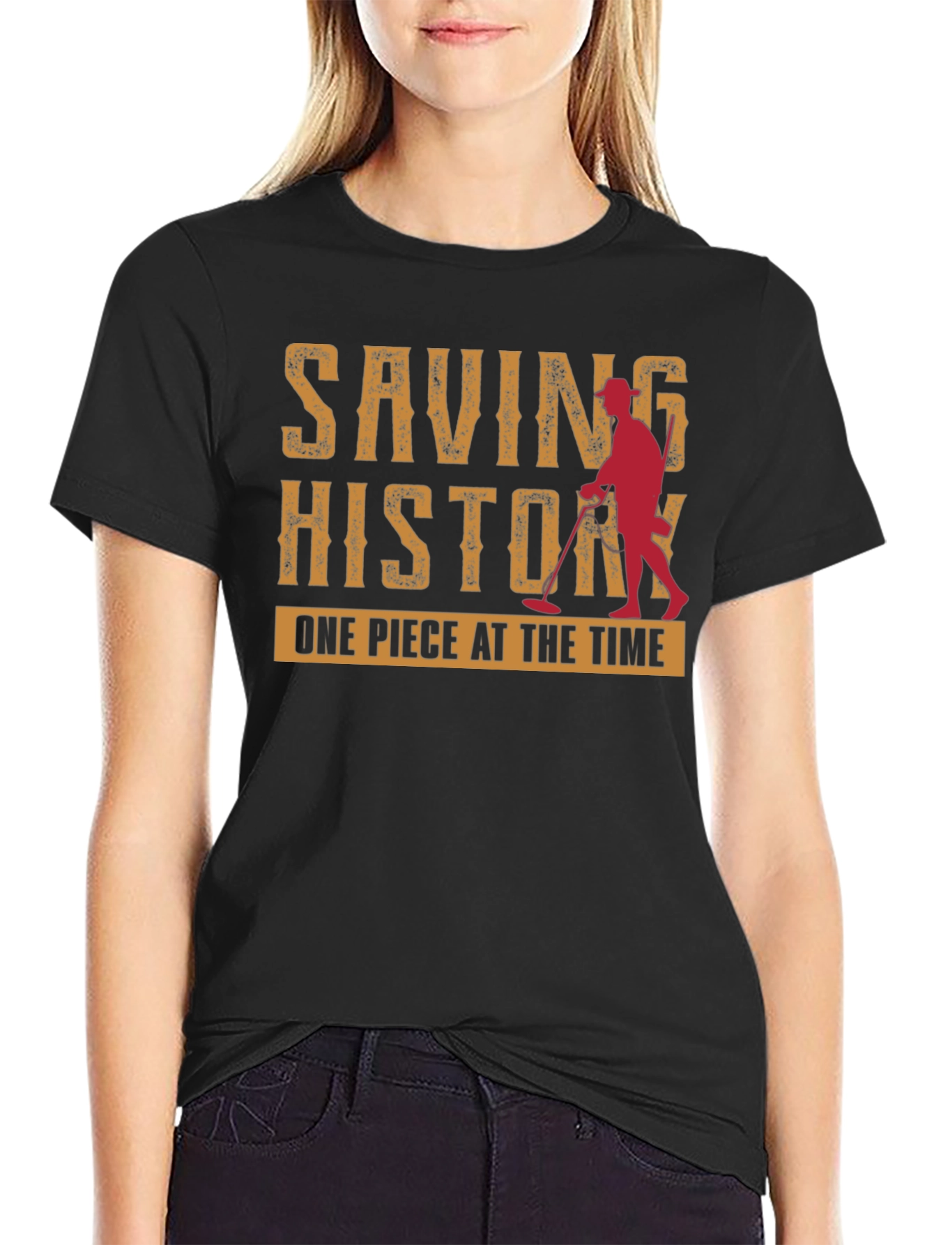 Saving History Metal Detecting T-Shirt