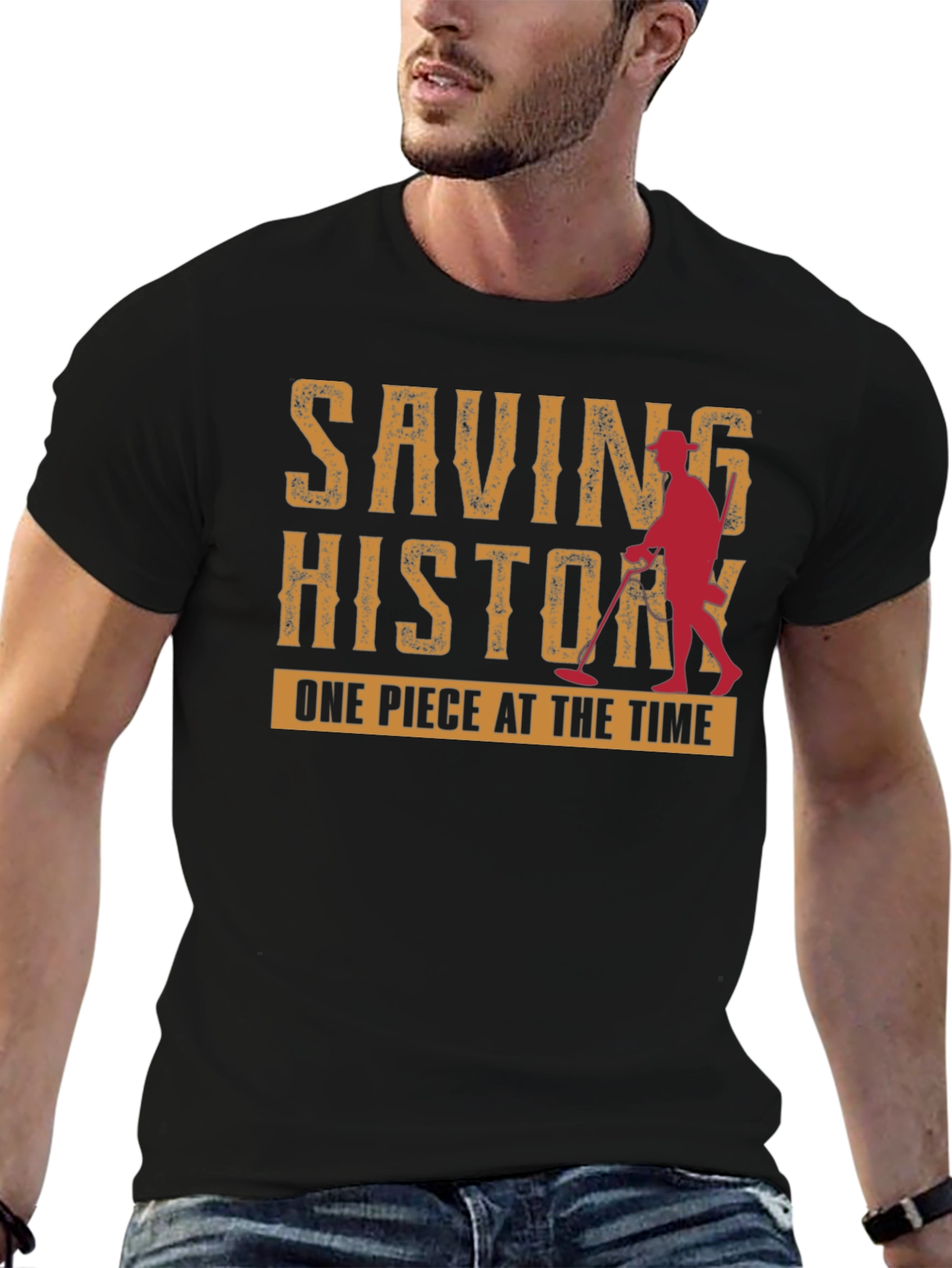 Saving History Metal Detecting T-Shirt