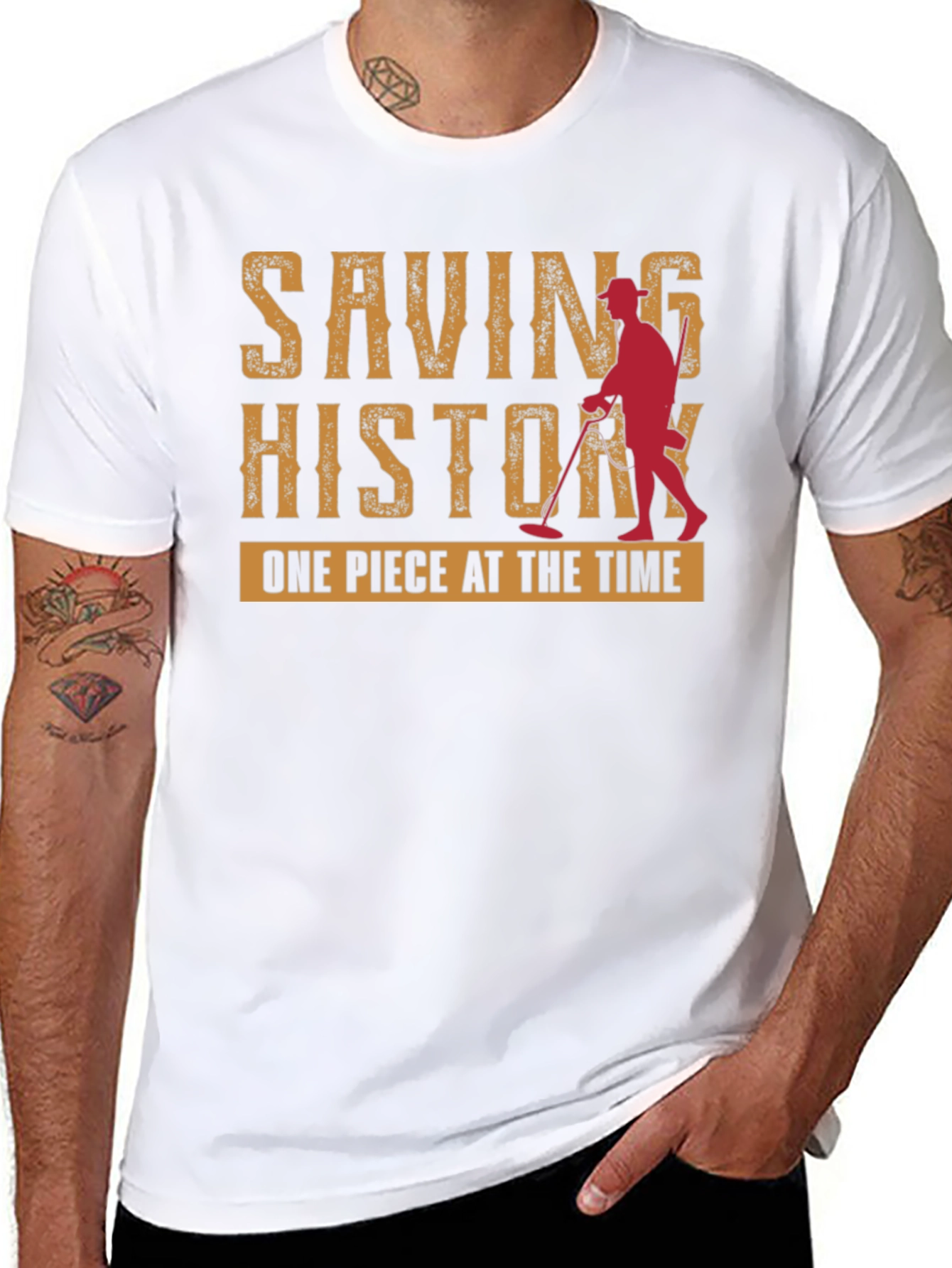 Saving History Metal Detecting T-Shirt