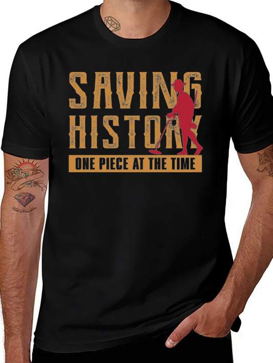 Saving History Metal Detecting T-Shirt
