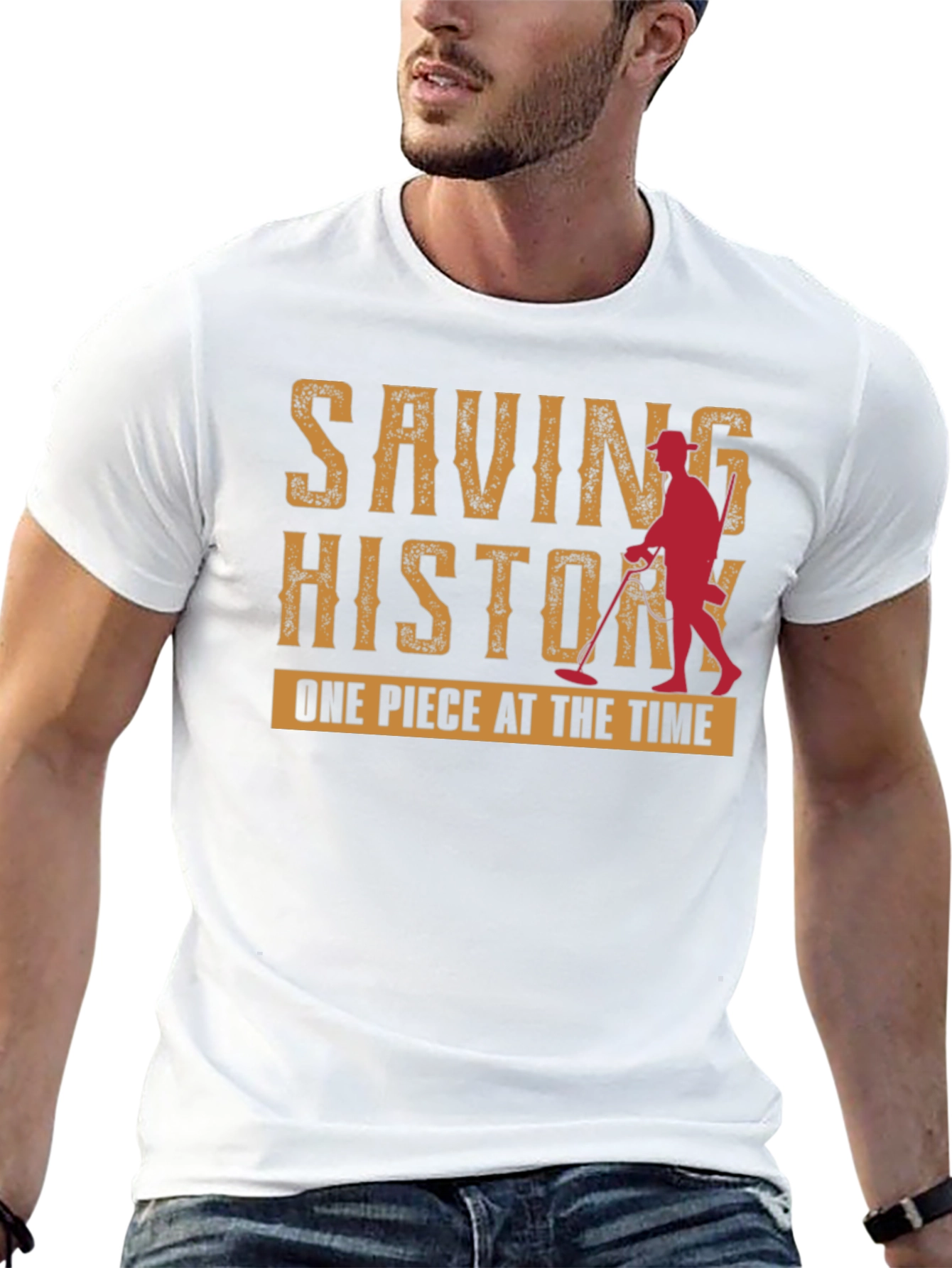 Saving History Metal Detecting T-Shirt