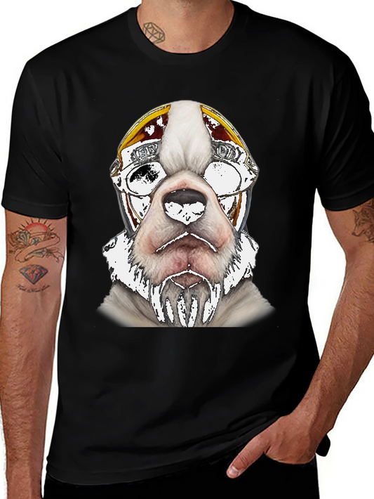 Cool Dog Aviator T-Shirt - Black