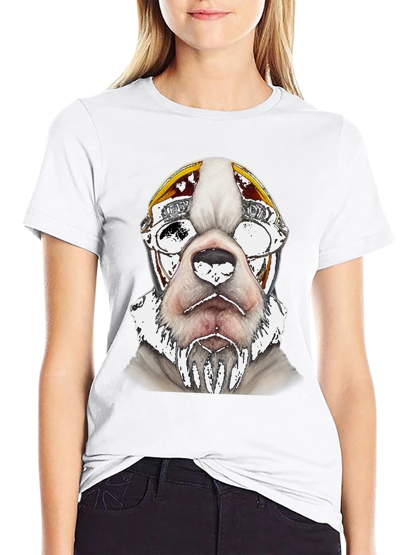 Cool Dog Aviator T-Shirt - Black