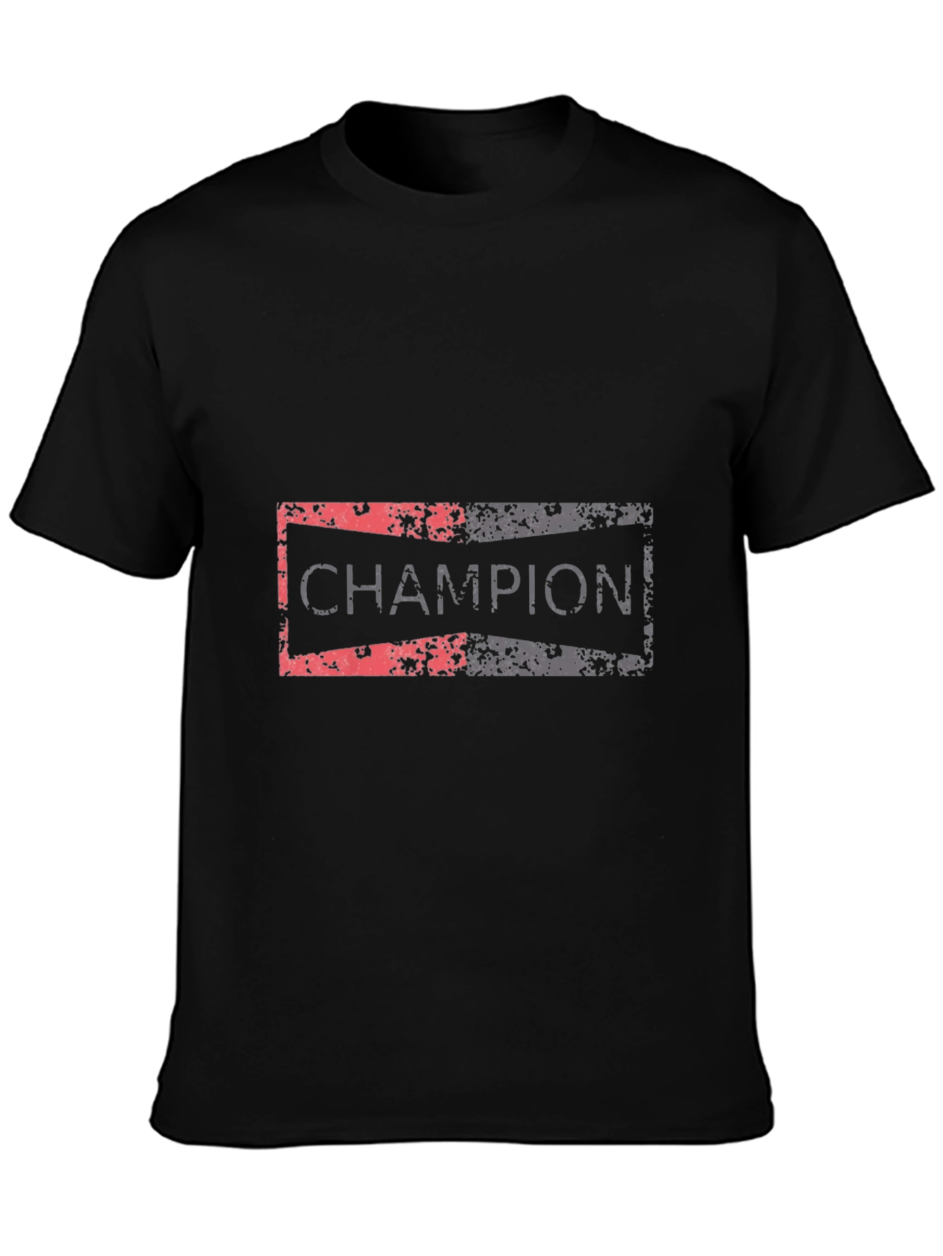 Champion Graphic Print Black T-Shirt