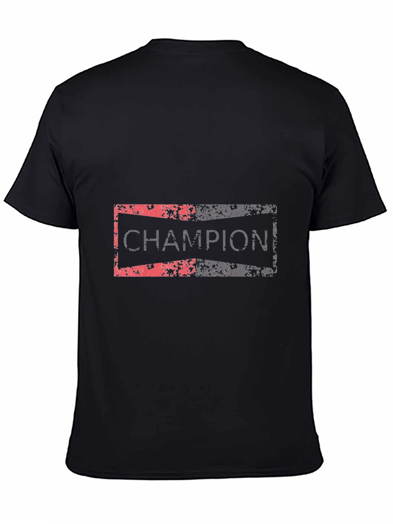 Champion Graphic Print Black T-Shirt
