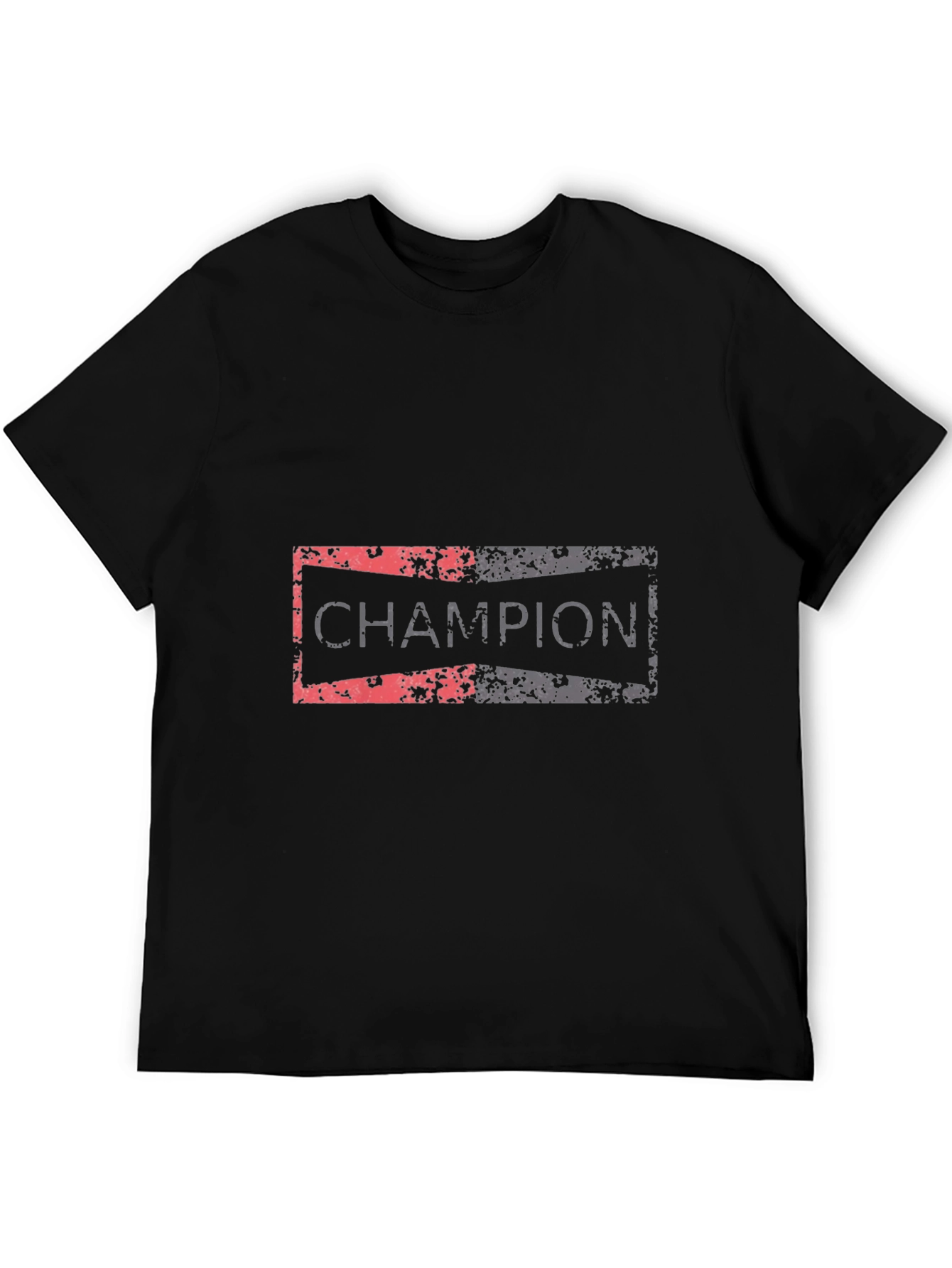 Champion Graphic Print Black T-Shirt