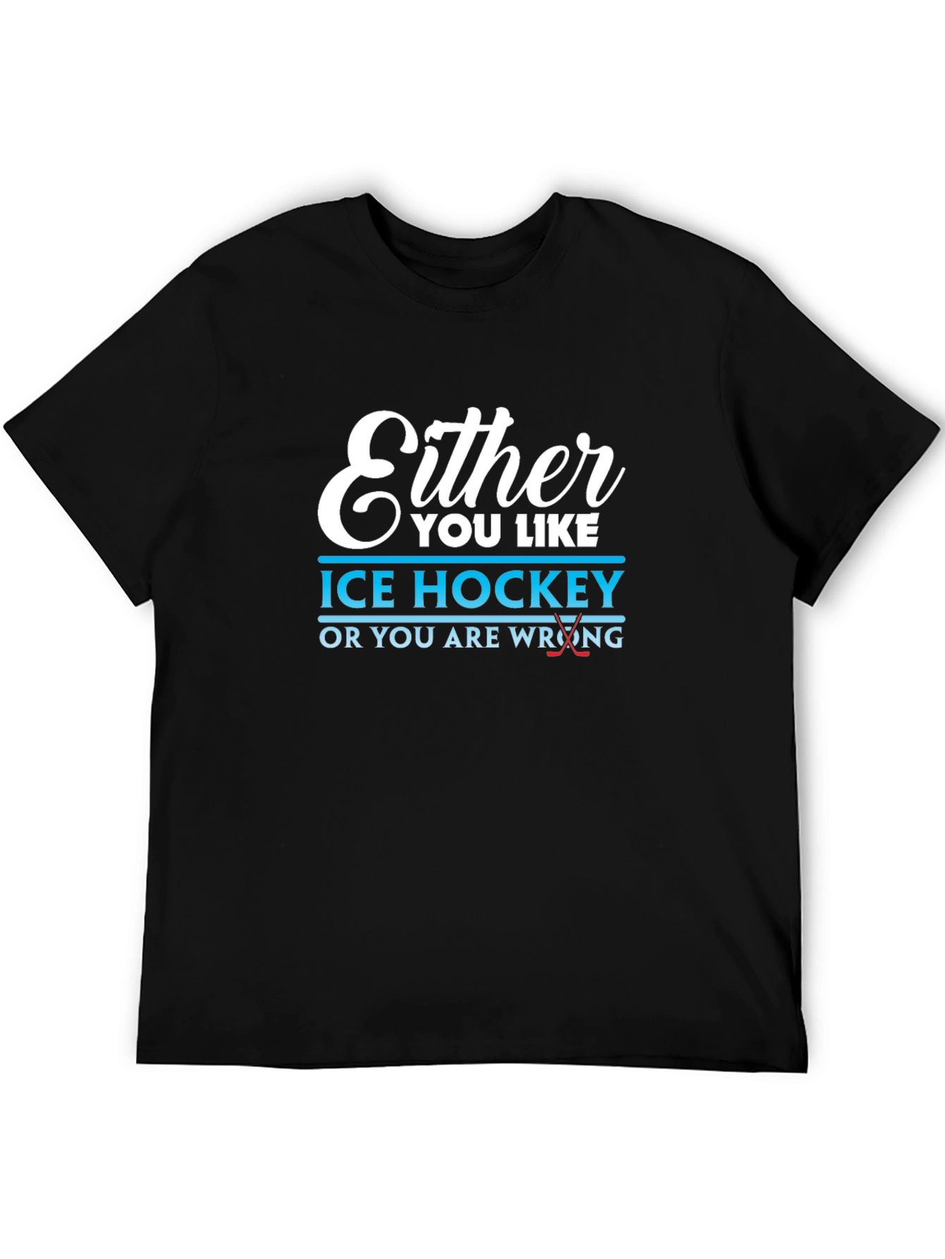 Ice Hockey Lover Graphic Tee