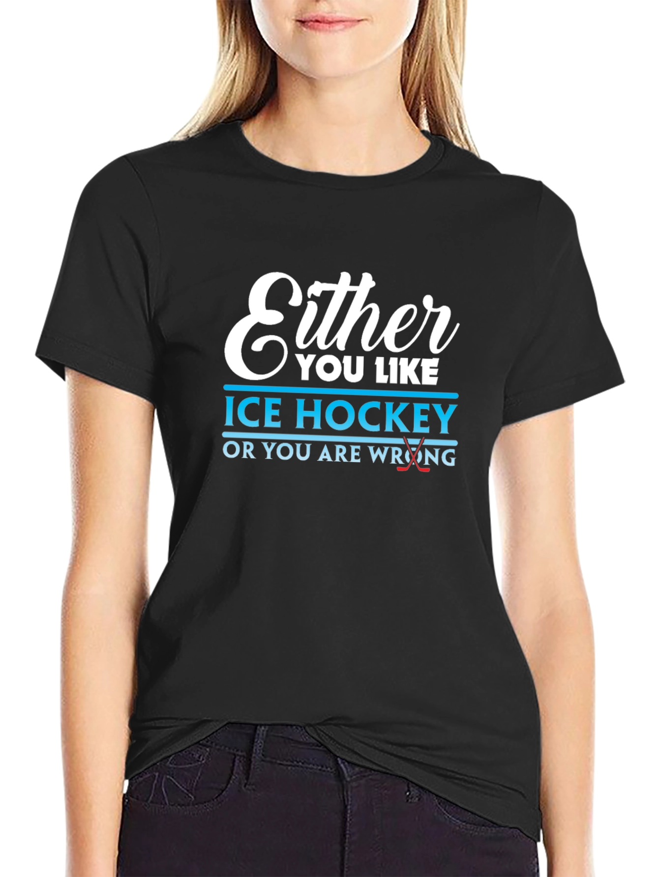 Ice Hockey Lover Graphic Tee